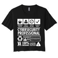 Funny Cybersecurity It Support It Security Network Engineer Crop Top