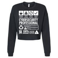 Funny Cybersecurity It Support It Security Network Engineer Cropped Pullover Crew