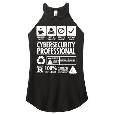 Funny Cybersecurity It Support It Security Network Engineer Women's Perfect Tri Rocker Tank