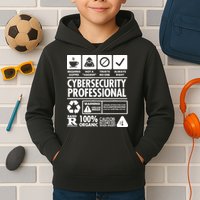 Funny Cybersecurity It Support It Security Network Engineer Kids Hoodie