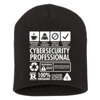 Funny Cybersecurity It Support It Security Network Engineer Short Acrylic Beanie