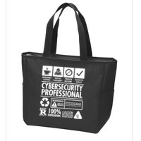 Funny Cybersecurity It Support It Security Network Engineer Zip Tote Bag