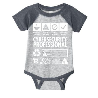 Funny Cybersecurity It Support It Security Network Engineer Infant Baby Jersey Bodysuit