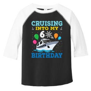 funny Cruising Into My 60th Birthday Party Toddler Fine Jersey T-Shirt