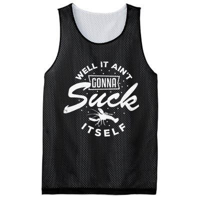 Funny Crawfish It Aint Gonna Suck Itself Crayfish Men Mesh Reversible Basketball Jersey Tank