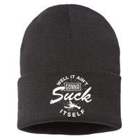 Funny Crawfish It Aint Gonna Suck Itself Crayfish Men Sustainable Knit Beanie