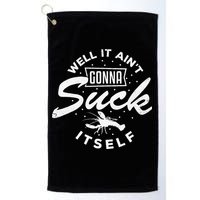 Funny Crawfish It Aint Gonna Suck Itself Crayfish Men Golf Towel