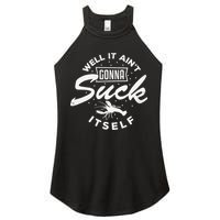 Funny Crawfish It Aint Gonna Suck Itself Crayfish Men Women's Perfect Tri Rocker Tank