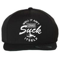 Funny Crawfish It Aint Gonna Suck Itself Crayfish Men Wool Snapback Cap