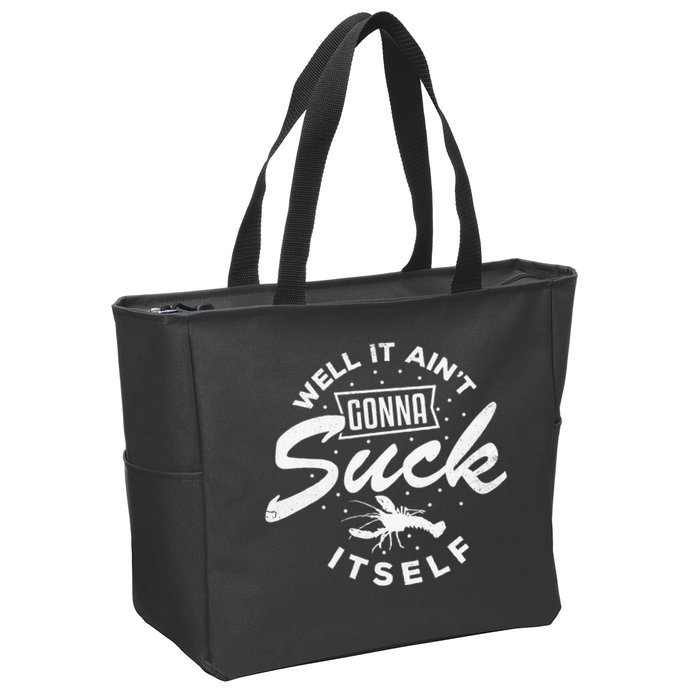 Funny Crawfish It Aint Gonna Suck Itself Crayfish Men Zip Tote Bag