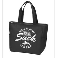 Funny Crawfish It Aint Gonna Suck Itself Crayfish Men Zip Tote Bag