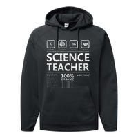 Funny Creative Intelegent Science Chemistry Biology Teacher Performance Fleece Hoodie