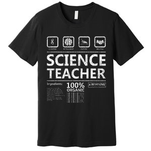 Funny Creative Intelegent Science Chemistry Biology Teacher Premium T-Shirt