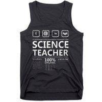 Funny Creative Intelegent Science Chemistry Biology Teacher Tank Top