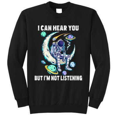 Funny Cat I Can Hear You But Im Listening Sweatshirt