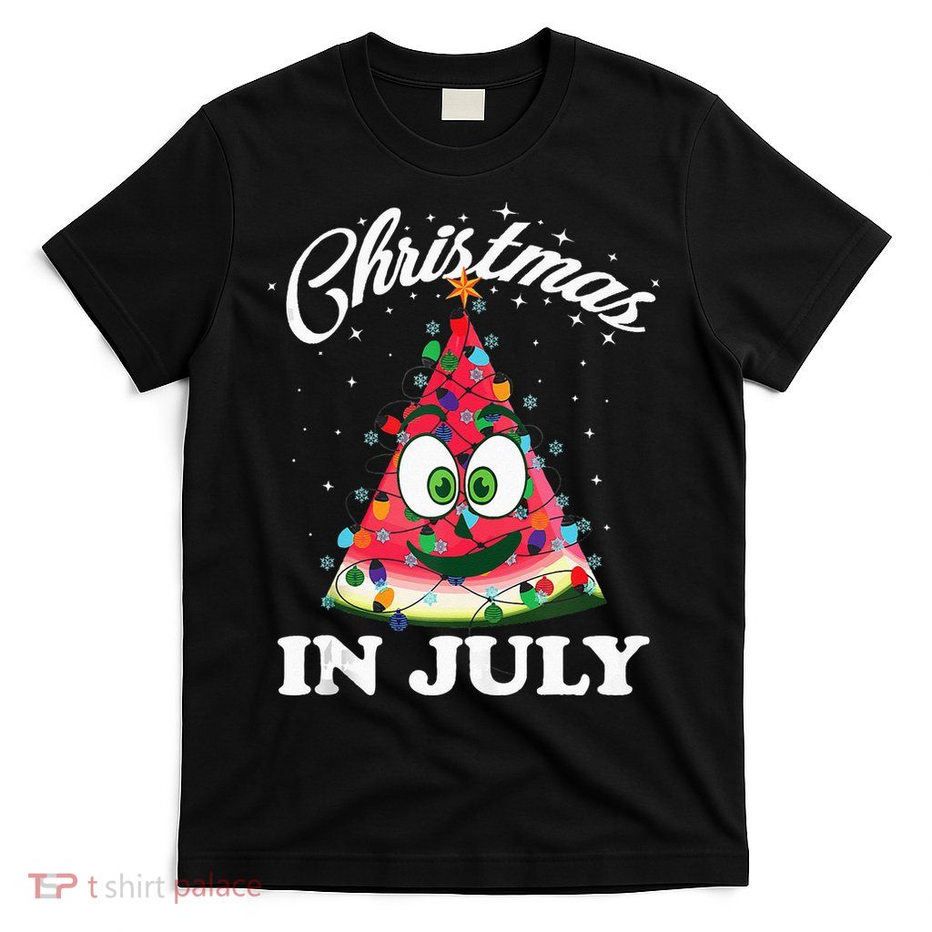 Funny Christmas in July Summer Watermelon T-Shirt