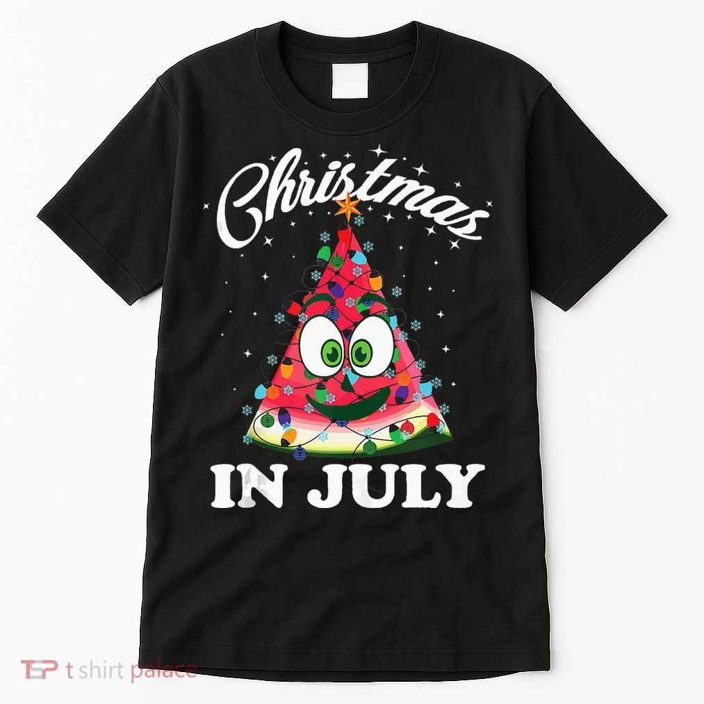 Funny Christmas in July Summer Watermelon Tall T-Shirt