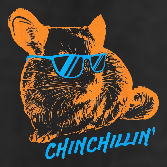 Funny Chinchillin I Chinchilla Owners Adult Drive Performance Visor