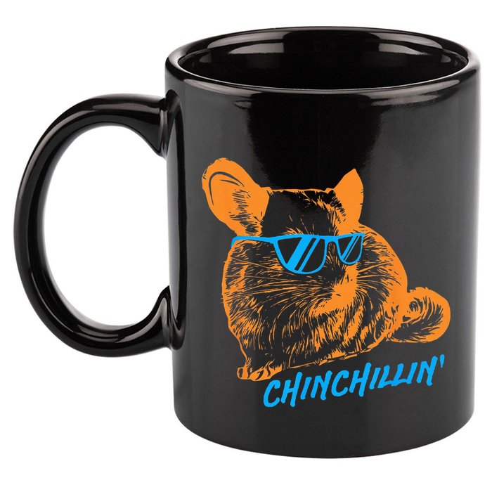 Funny Chinchillin I Chinchilla Owners 11oz C Handle Ceramic Mug