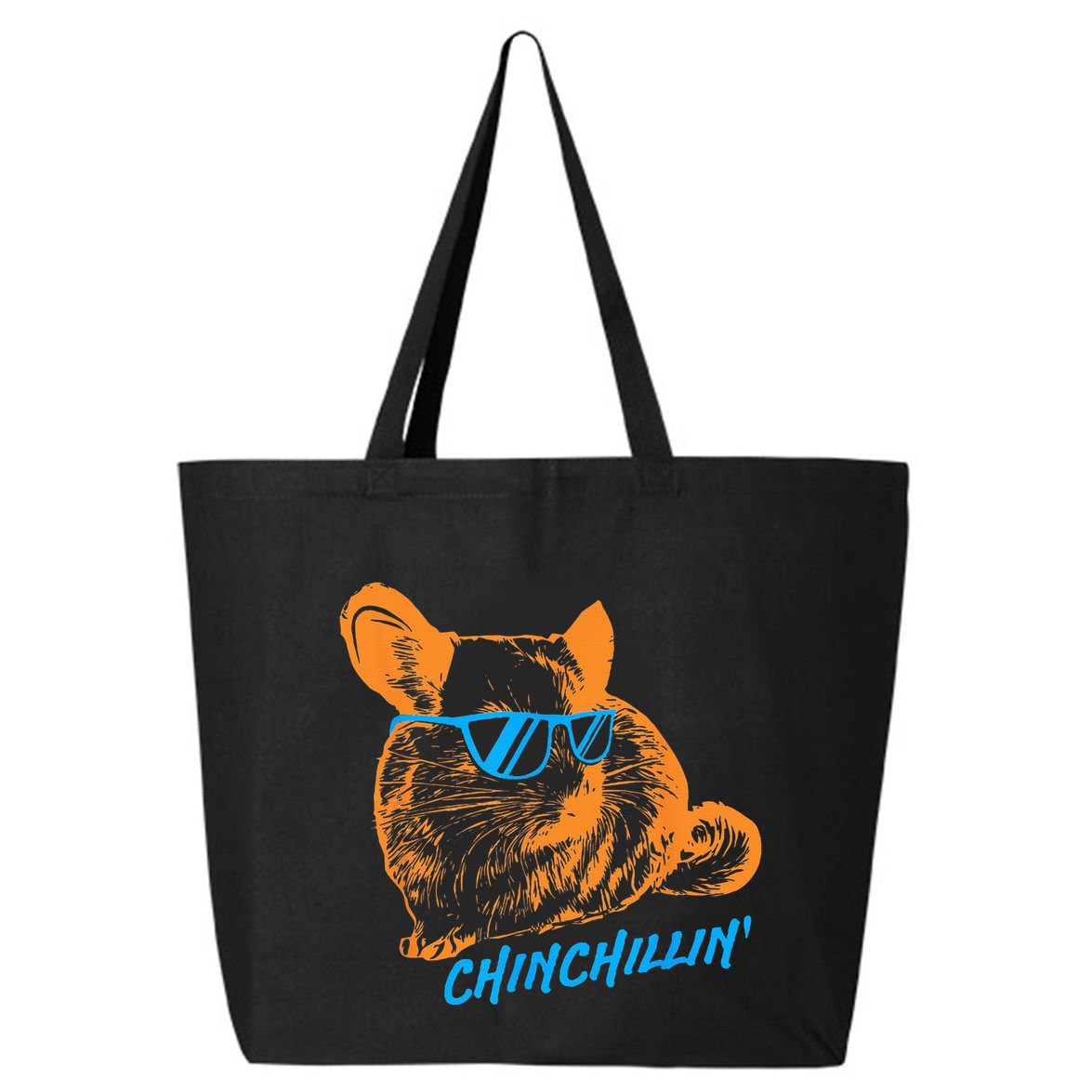 Funny Chinchillin I Chinchilla Owners 25L Jumbo Tote