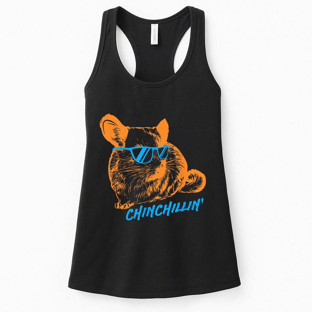 Funny Chinchillin I Chinchilla Owners Womens Tank Top