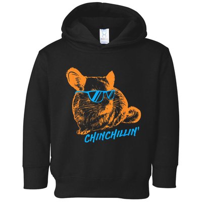 Funny Chinchillin I Chinchilla Owners Toddler Hoodie