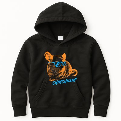Funny Chinchillin I Chinchilla Owners Kids Hoodie