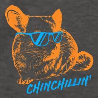Funny Chinchillin I Chinchilla Owners Vector Backpack