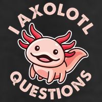 Funny Cute I Axolotl Questions Golf Towel