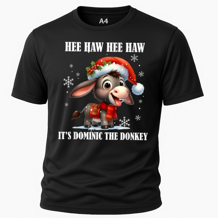 Funny Christmas Italian Christmas Donkey Dominic The Donkey Cooling Performance Crew T-Shirt