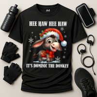 Funny Christmas Italian Christmas Donkey Dominic The Donkey Cooling Performance Crew T-Shirt
