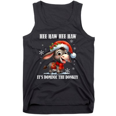 Funny Christmas Italian Christmas Donkey Dominic The Donkey Tank Top