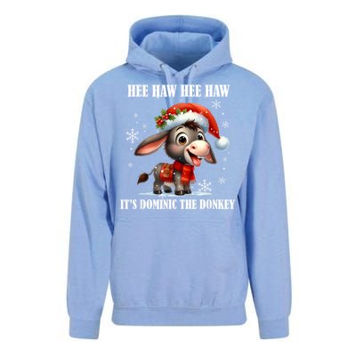 Funny Christmas Italian Christmas Donkey Dominic The Donkey Unisex Surf Hoodie