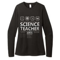 Funny Creative Intelegent Science Chemistry Biology Teacher Womens CVC Long Sleeve Shirt