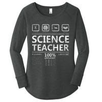 Funny Creative Intelegent Science Chemistry Biology Teacher Women's Perfect Tri Tunic Long Sleeve Shirt