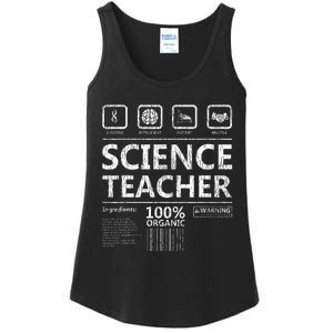 Funny Creative Intelegent Science Chemistry Biology Teacher Ladies Essential Tank