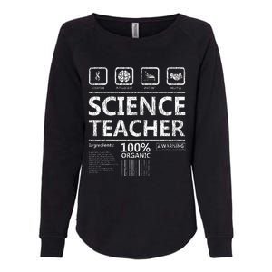 Funny Creative Intelegent Science Chemistry Biology Teacher Womens California Wash Sweatshirt