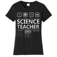 Funny Creative Intelegent Science Chemistry Biology Teacher Women's T-Shirt