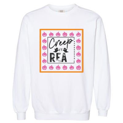 Falloween Creep It Real Garment-Dyed Sweatshirt