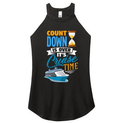 funny Countdown Is Over It's Cruise Time Cruising Women's Perfect Tri Rocker Tank