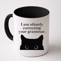 Funny Cat I Am Silently Correcting Your Grammar Mug