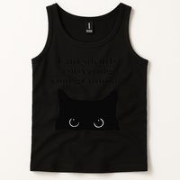 Funny Cat I Am Silently Correcting Your Grammar Tank Top