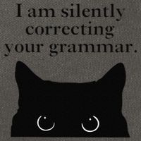 Funny Cat I Am Silently Correcting Your Grammar Cotton Canvas Backpack