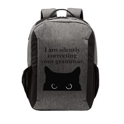 Funny Cat I Am Silently Correcting Your Grammar Vector Backpack