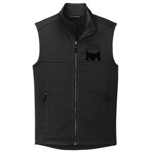 Funny Cat I Am Silently Correcting Your Grammar Collective Smooth Fleece Vest