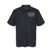 Funny Coffee I Like Coffee And Maybe 3 People Softstyle Adult Sport Polo