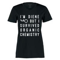 Funny Chemistry I Survived Organic Chemistry Tee Women's Momentum V-Neck T-Shirt