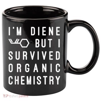 Funny Chemistry I Survived Organic Chemistry Tee 11oz C Handle Ceramic Mug