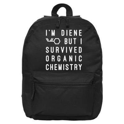 Funny Chemistry I Survived Organic Chemistry Tee 16 in Basic Backpack