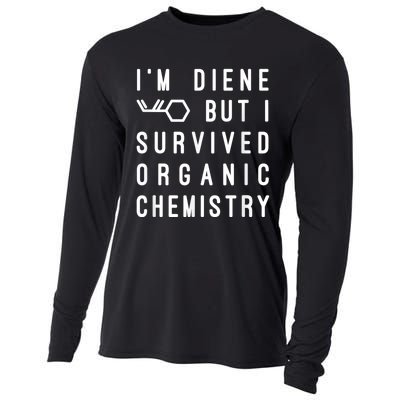 Funny Chemistry I Survived Organic Chemistry Tee Cooling Performance Long Sleeve Crew